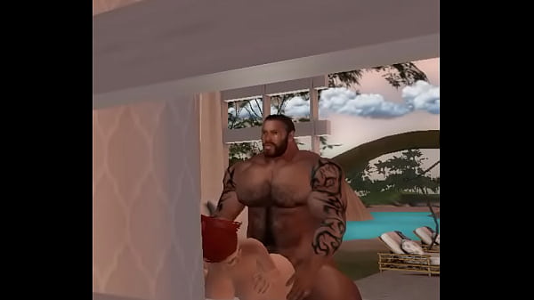 BIG D Brown fucks red headed wife in resort cabana